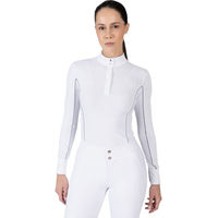 Produktbild von Maximilian Equestrian Reitshirt Damen Langarm Nova Competition Collection Weiß Größe M