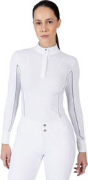 Maximilian Equestrian Reitshirt Damen Langarm Nova Competition Collection Weiß XL – Bild 1 von 1