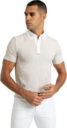 Maximilian Equestrian Reitshirt Herren Active Competition Kurzarm Beige Größe M – Bild 1 von 1