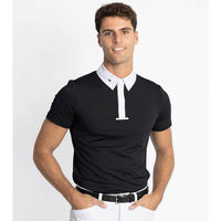 Produktbild von Maximilian Equestrian Reitshirt Herren Active Competition Kurzarm Schwarz Größe L