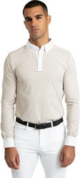 Maximilian Equestrian Reitshirt Herren Active Competition Long Sleeve Beige Größe L – Bild 1 von 1