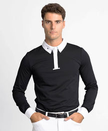 Maximilian Equestrian Reitshirt Herren Active Competition Long Sleeve Schwarz L – Bild 1 von 1