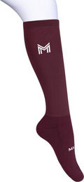 Maximilian Equestrian Reitsocken Unisex Flag Kniestrümpfe Bordeaux in Einheitsgröße – Bild 1 von 1