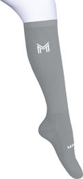 Maximilian Equestrian Reitsocken Unisex Flag Kniestrümpfe Titanium Grau 3D Knit Einheitsgröße – Bild 1 von 1