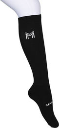 Maximilian Equestrian Reitsocken Unisex Kniestrümpfe Flag Black One Size – Bild 1 von 1