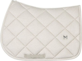 Maximilian Equestrian Schabracke Springen Herringbone in Beige Cob mit antibakterieller Wattierung – Bild 1 von 1
