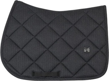 Maximilian Equestrian Springschabracke Herringbone Saddle Pad Graphite Full – Bild 1 von 1