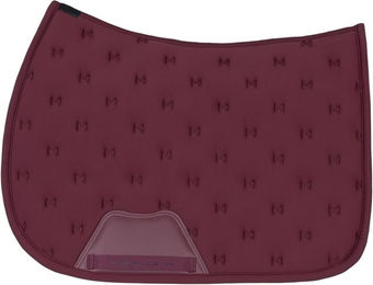 Maximilian Equestrian Springschabracke Stamp Saddle Pad Burgundy Full – Bild 1 von 1