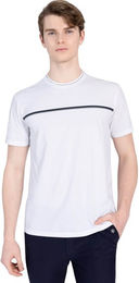 Maximilian Equestrian Step Technical T-Shirt für Herren in Weiß XL – Bild 1 von 1