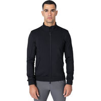 Produktbild von Maximilian Equestrian Sweatjacke Craft Jacket für Herren in Schwarz mit Fleece-Futter Größe M