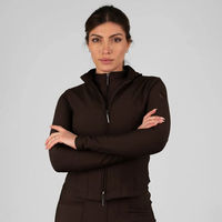 Produktbild von Maximilian Equestrian Sweatjacke Damen Contour in Braun Grösse XL