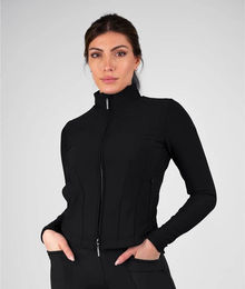 Maximilian Equestrian Sweatjacke Damen Contour Schwarz Größe L – Bild 1 von 1