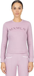 Maximilian Equestrian Sweatshirt Damen Reitsport Langarmshirt Lila Grösse L – Bild 1 von 1