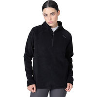 Produktbild von Maximilian Equestrian Sweatshirt Unisex Versa Fleece Half-Zip Schwarz XXS