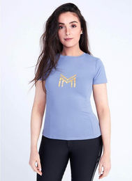 Maximilian Equestrian Technical T-Shirt Damen Blau Gold XL – Bild 1 von 1