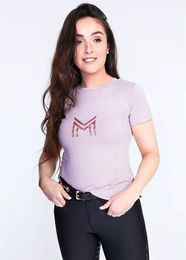 Maximilian Equestrian Technical T-Shirt für Damen in Rosa Grösse S – Bild 1 von 1