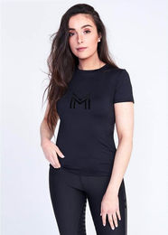 Maximilian Equestrian Technical T-Shirt für Damen in Schwarz Größe L – Bild 1 von 1