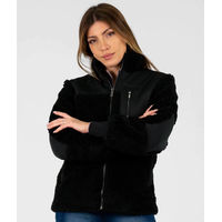 Produktbild von Maximilian Equestrian Teddyjacke Damen aus Wolle Schwarz Größe S