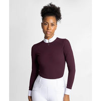 Produktbild von Maximilian Equestrian Turniershirt Air Show Damen Langarmshirt Mulberry Größe L