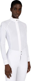 Maximilian Equestrian Turniershirt Damen Aira Competition Collection Longsleeve Weiß Größe L – Bild 1 von 1