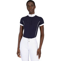 Produktbild von Maximilian Equestrian Turniershirt Damen Kurzarm Nova Competition Collection Marine Blau Größe M
