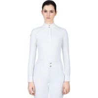 Produktbild von Maximilian Equestrian Turniershirt Damen Langarm Weiß Größe L