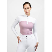Produktbild von Maximilian Equestrian Turniershirt Era Long Sleeve Show Shirt für Damen in Mauve Größe L