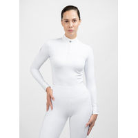 Produktbild von Maximilian Equestrian Turniershirt Era Long Sleeve Show Shirt für Damen in Weiß Größe L
