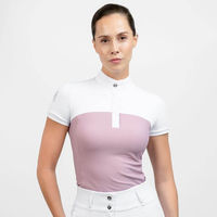 Produktbild von Maximilian Equestrian Turniershirt Era Short Sleeve Show Shirt Mauve Größe L