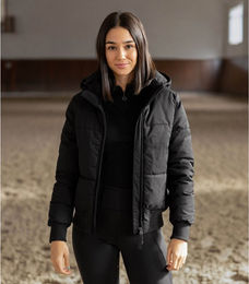 Maximilian Equestrian Winterjacke Damen Stereo Puffer Jacket Schwarz XXS wasserabweisend mit Fleece – Bild 1 von 1