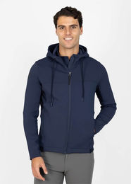 Maximilian Equestrian Zip-Hoodie Herren Marine Blau mit Mesh-Einsatz Größe L – Bild 1 von 1