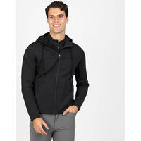 Produktbild von Maximilian Equestrian Zip-Hoodie Herren Schwarz mit Mesh für ganzjähriges Tragen Größe S