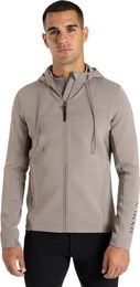 Maximilian Equestrian Zip-Hoodie Sweatjacke für Herren in Taupe Größe XXS mit Mesh-Einsatz – Bild 1 von 1