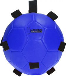Maximus Fun Play Ball für Pferde aus Gummi mit Schlaufe und Pumpe Blau Ø 19 cm – Bild 1 von 4