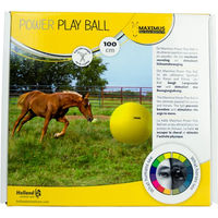 Produktbild von Maximus Power Play Ball Gummiball für Pferde Gelb 100 cm - 100 cm