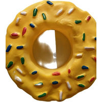 Produktbild von Maxxpro Hundespielzeug Donut aus Gummi Gelb - 1 Stk.
