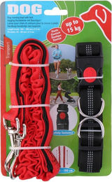 Maxxpro Joggingleine aus Nylon in Rot für kleine Hunde bis 15 kg – Bild 1 von 1