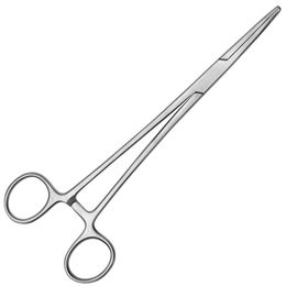 Produktbild von May Futterzange gebogen 20 cm stabile Ausführung