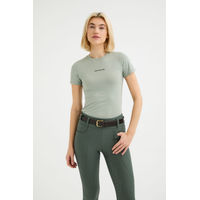 Produktbild von Maya Delorez Reitshirt MD Amber kurzarm für Damen in Grün