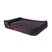 Produktbild von Mayaadi Home Hundebett Bobby Hundesofa aus Kunstleder Schwarz Größe S 85x60x20 cm