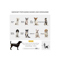 Produktbild von MC Star Hundebuggy faltbar aus Oxford-Gewebe Schwarz für kleine und mittelgroße Hunde bis 20 kg