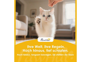 MC Star Kratztonne für Katzen mit Katzenhöhle und Sisal in Beige-Braun, 79 cm hoch und 45 cm Durchmesser – Bild 1 von 3