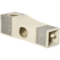 Produktbild von MC Star Kratztonne Tunnel aus Sisal für Katzen in Beige und Weiß
