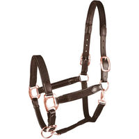 Produktbild von MC Star Ponyhalfter aus Leder in Braun oder Schwarz