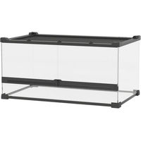 Produktbild von MC Star Tropisches Glas-Terrarium für Reptilien und Amphibien in Schwarz und Transparent