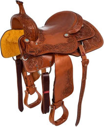 Produktbild von McBryan Pferdesattel Team Penning aus Leder in Braun