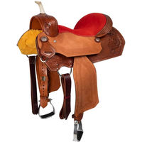 Produktbild von McBryan Western Barrel Sattel für Pferde aus Leder in Braun