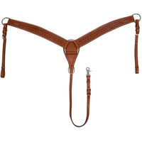 Produktbild von McBryan Western-Sattel-Halsband für Pferde aus Leder in Braun