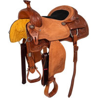 Produktbild von McBryan Westernsattel für Pferde aus Leder in Braun 16 Zoll