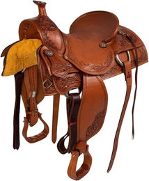 Produktbild von McBryan Westernsattel für Pferde aus Leder in Braun